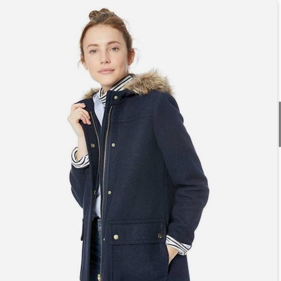 J. Crew Factory Jackets & Coats Vail Parka Navy 2 - Picture 3 of 8